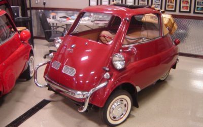 1957 Red BMW Isetta Convertible