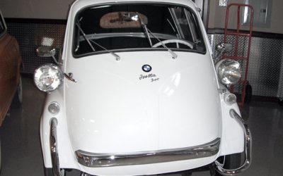 1957 White BMW Isetta Convertible